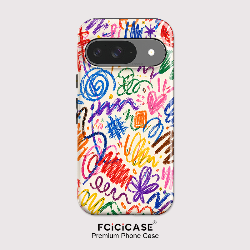 Google Pixel 9 Pro - Fcicicase Art Painting Telefoonhoesje voor Google