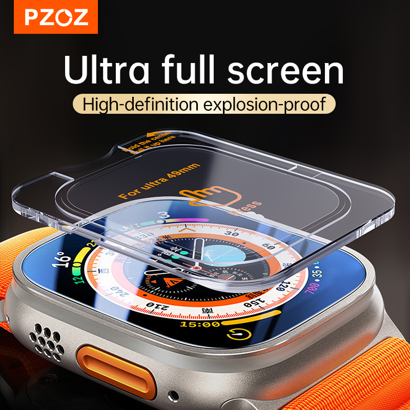 Samsung Smartwatch Ultra Accessories - PZOZ 2ps screenprotector voor Apple Watch