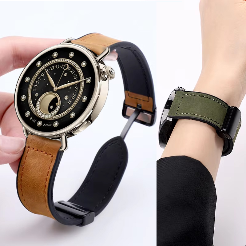 20 22 mm 18 mm leer + silicone - Xiaomi Smartwatch S4 Accessories recensie en prijs