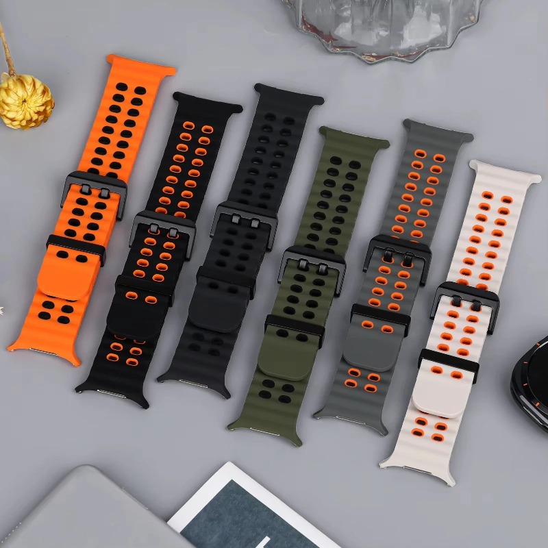 Tweekleurige band voor Samsung - Samsung Smartwatch Ultra Accessories recensie en prijs