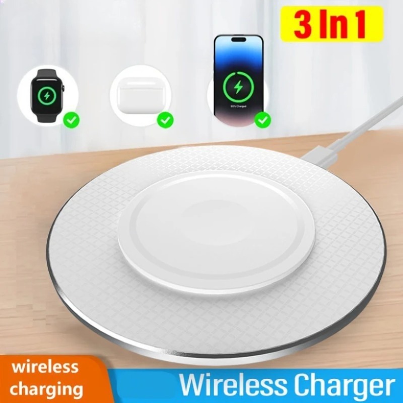 Compacte 15W 3-in-1 draadloze  - Wireless Charger Watch recensie en prijs